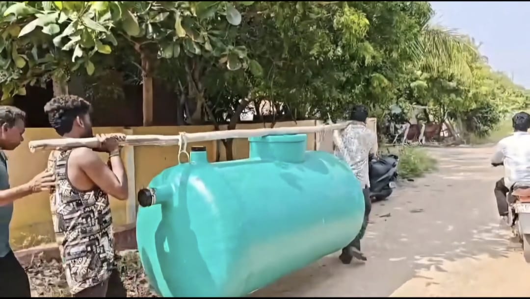 Bio-Septic tank installation – underground placement
