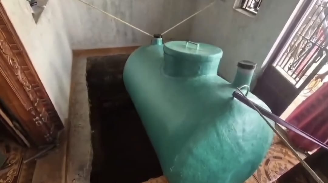 Completed site with bio-septic connection