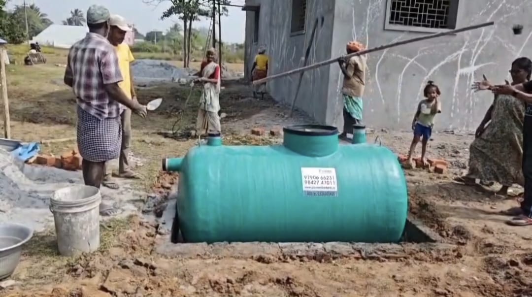 FRP Bio Tank site deployment complete